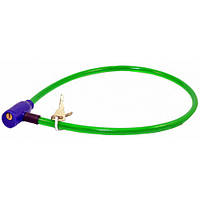 Велозамок 10х800мм тросовий