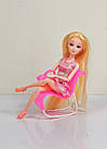 Крісло для ляльки Барбі, рожеве, фото 6