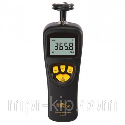 Контактний тахометр Smart Sensor AR925 з 5 насадками, діапазон 0,5~19999 об/хв