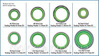 Набір метало-гумових ущільнень 8 видів 40 шт.