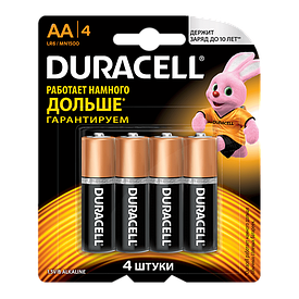 Батарейки Duracell — Basic АА LR6 1.5V 4/80/240шт