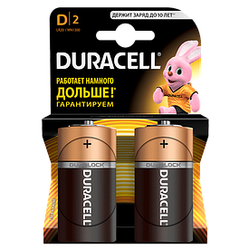 Батарейки Duracell - Basic D LR20 1.5V 2/20шт