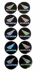 Наклейки на мотоцикл Honda d=4,5 mm
