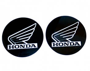 Наклейка логотип Honda з алюмінієвим напиленням
