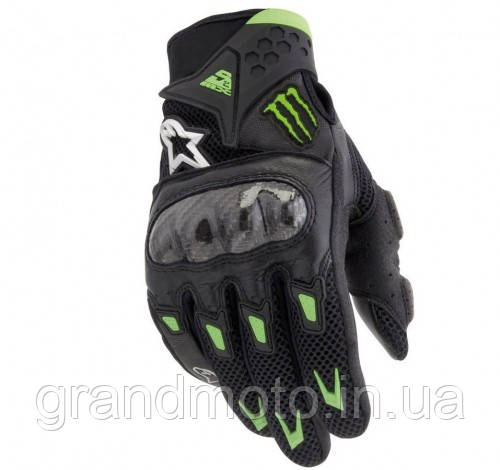 Легкі моторукавички Alpinestars M10 шкіра/текстиль