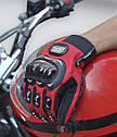 Мотоперчатки текстильні Probiker Red, фото 5