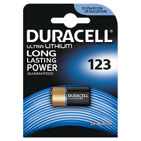 Батарейки Duracell - Ultra Lithium 123 / CR123A Li-Ion 3V 1/10/50шт