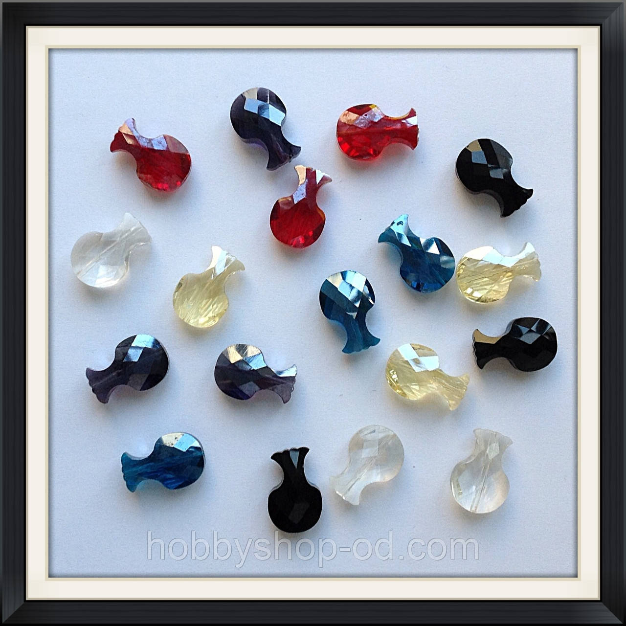 Бусини Ваза з огранкою (15*22 мм) 15 шт. в нітці, фото 1