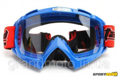 Мотоочки кросові Tanked 970 сині, фото 1