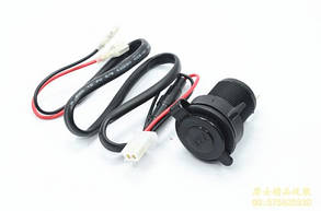 Мото прикурювач водостійкий з проводкою