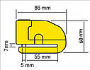 Замок із сигналізацією на гальмівний диск мотоцикла, фото 4