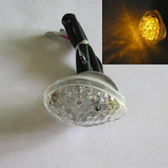 Поворотники світлодіодні для Honda CBR (прозоре скло)