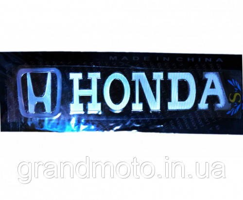 3D-наклейка напис Honda з логотипом