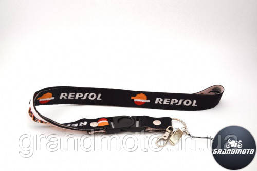 Шнурок на шию для мотоцикліста Repsol гумка