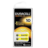 Воздушно цинковые батарейки 10 - duracell hearing aid 6/60/600шт