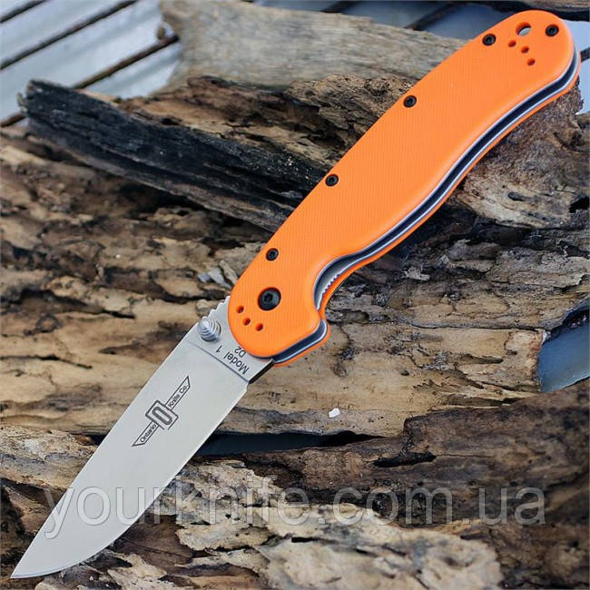 Ніж Ontario Rat Folder 1 Orange D2