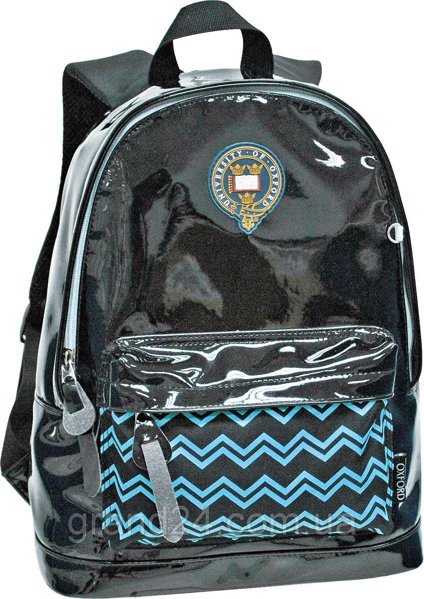 Рюкзак підлітковий Oxford Чорно-блакитний