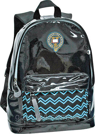 Рюкзак підлітковий Oxford Чорно-блакитний, фото 1