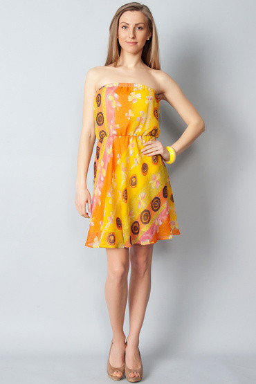 Сарафан шифоновий на гумці