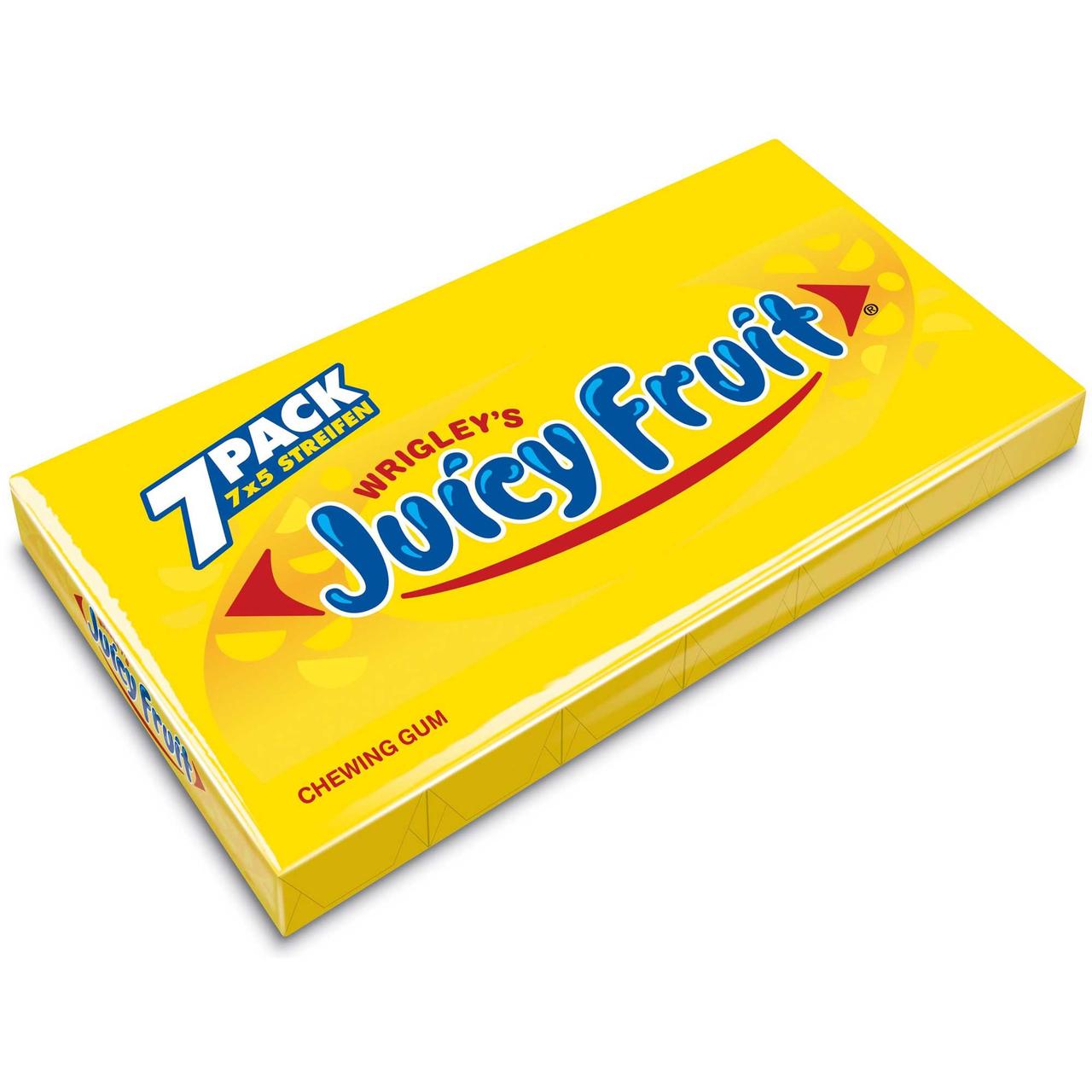 Жувальна гумка Wrigley's «Juicy Fruit» паковання 7х5 (35 пластинок)