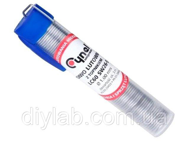 Припій Cynel Sn60Pb40-SW26 1мм 16g