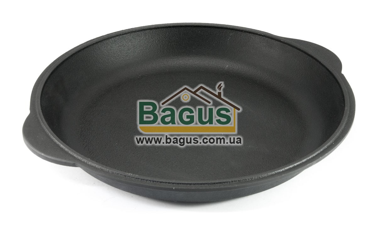 Кришка-сковорода чавунна кругла 30 см Еколіт (3010КС)