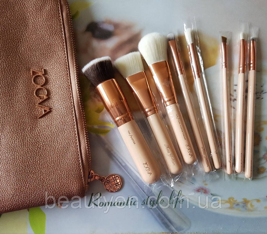 Набір пензлів Zoeva Rose Golden Luxury Set 8 шт.