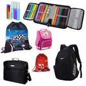 Товари для навчальних закладів. Атласи, пенали, рахункові полички, наклейки для зошитів, віяла і т. д