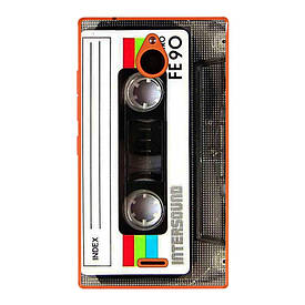 Силіконовий чохол для Nokia X2 Dual з малюнком касета