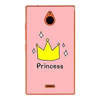 Силиконовый чехол для Nokia X2 Dual с рисунком princess