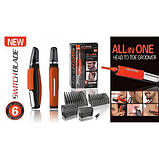 Тример бритва 6 в 1 Micro Touch Switchblade Мікро Тач NEW, фото 7