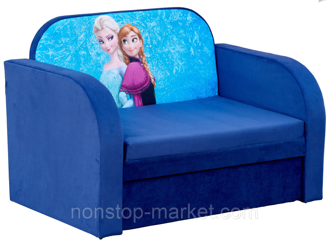 Дитячий диван-ліжко з персонажами мультфільмів, "Ріо" Холодне серце (Різні малюнки)