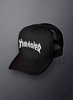 Чорна кепка тракер thrasher