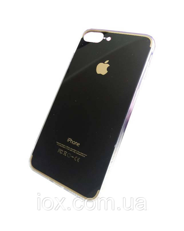 Чорний TPU чохол для Apple Iphone 7 Plus
