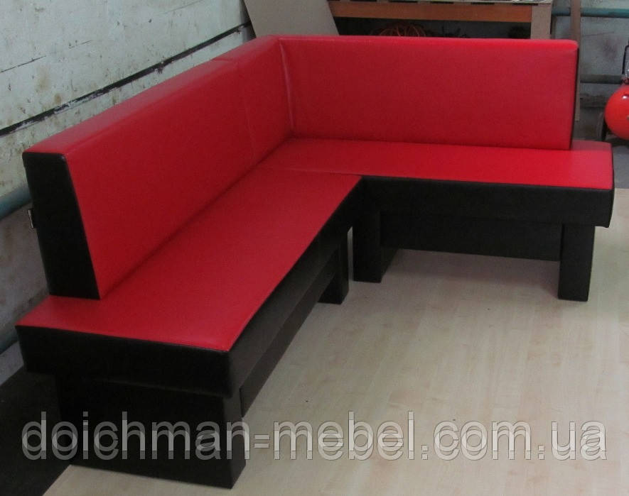 Стильный угловой диван для кухни с выдвижными ящиками "Дойчман" - фото 4 - id-p36244038