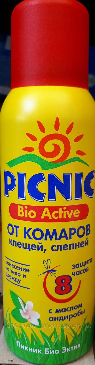 Аерозоль Piknik Bio Active від комарів,кліщів,гедзів