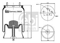 Подушка амортизирующая 38828 (FEBI)