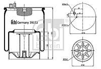 Подушка амортизирующая 39153 (FEBI)