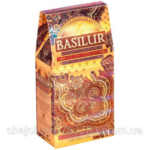 Чай чорний Basilur Східна колекція Золотий місяць картон 100г