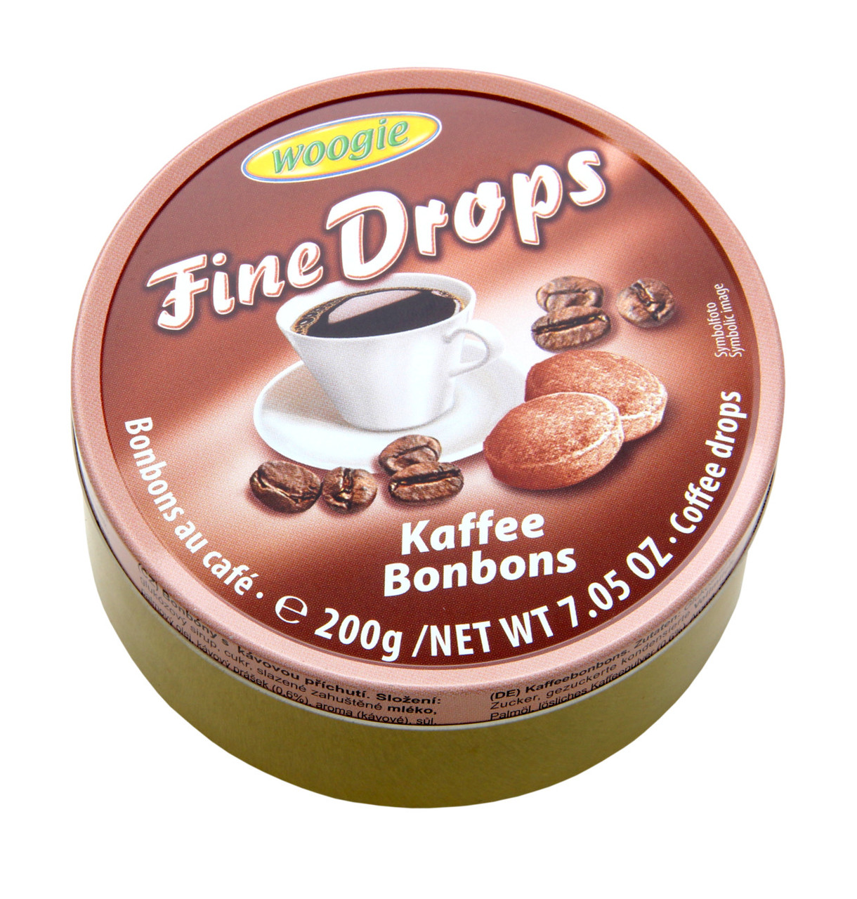 Льодяники Woogie Fine Drops (кава), 200 г.