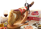 Хамон Jamon Campofrio Serrano з підставкою та ножем, 7 кг., фото 5