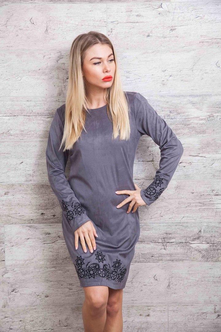Купить Платье женское из трикотажной замши от интернет-магазина VIP ...