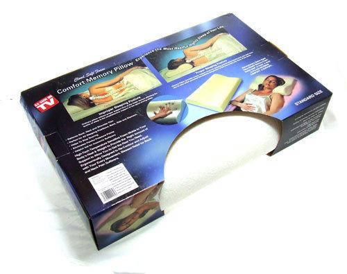 Ортопедична подушка від головного болю з пам'яттю Comfort Memory Foam Pillow (Комфорт Меморі Фом Піллоу) v, фото 3