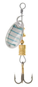 Блешня Wizard вертушка Perch 2 -3g Silver Blue Stripe