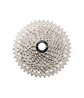 Касета інд. 10-k 11-40T SUN RACE MTB MS2 алюмінієвий павук, Metallic Silver