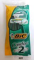 Одноразовые бритвенные станки Bic 2 Comfort Aloe+Vitamins (5 шт.)