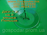 Польська зернодробарка ДКУ - 1.2 тонни/год , двигун - 5.5 кВт універсальний подрібнювач кормів, фото 4