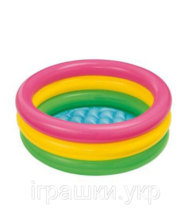 Надувний басейн Intex 58924 «Райдуга», 86 х 25 см