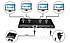 HDMI-сплітер 4K 1x4 HDMI V1.4 1080P Audio Video Splitter Extender,1 вхід 4 вихід, фото 3