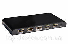 HDMI-сплітер 4K 1x4 HDMI V1.4 1080P Audio Video Splitter Extender,1 вхід 4 вихід